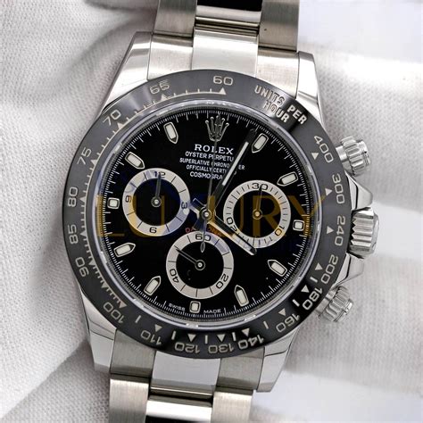 rolex black daytona